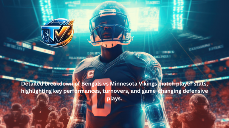 bengals vs minnesota vikings match player stats