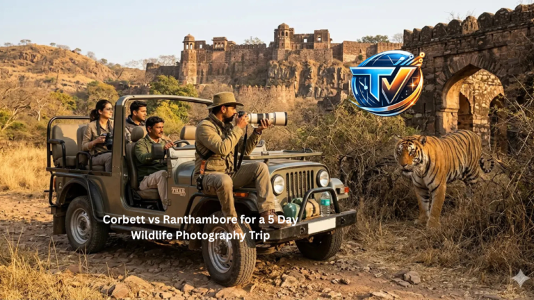 compare corbett and ranthambore for a 5 day wildlife photography trip in november on a 50k budget