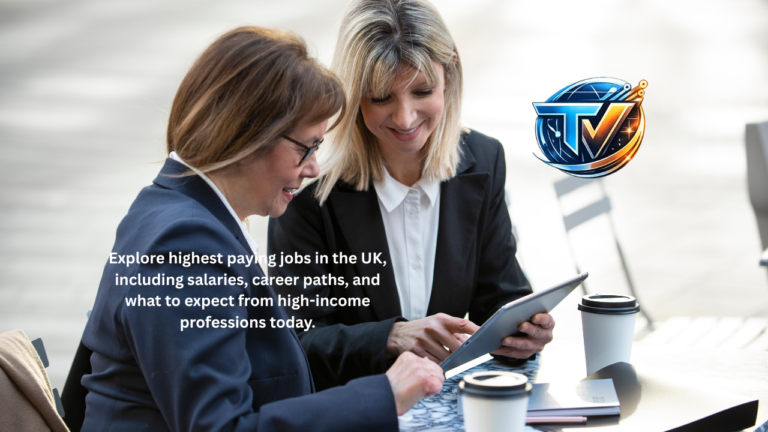 highest paying jobs uk